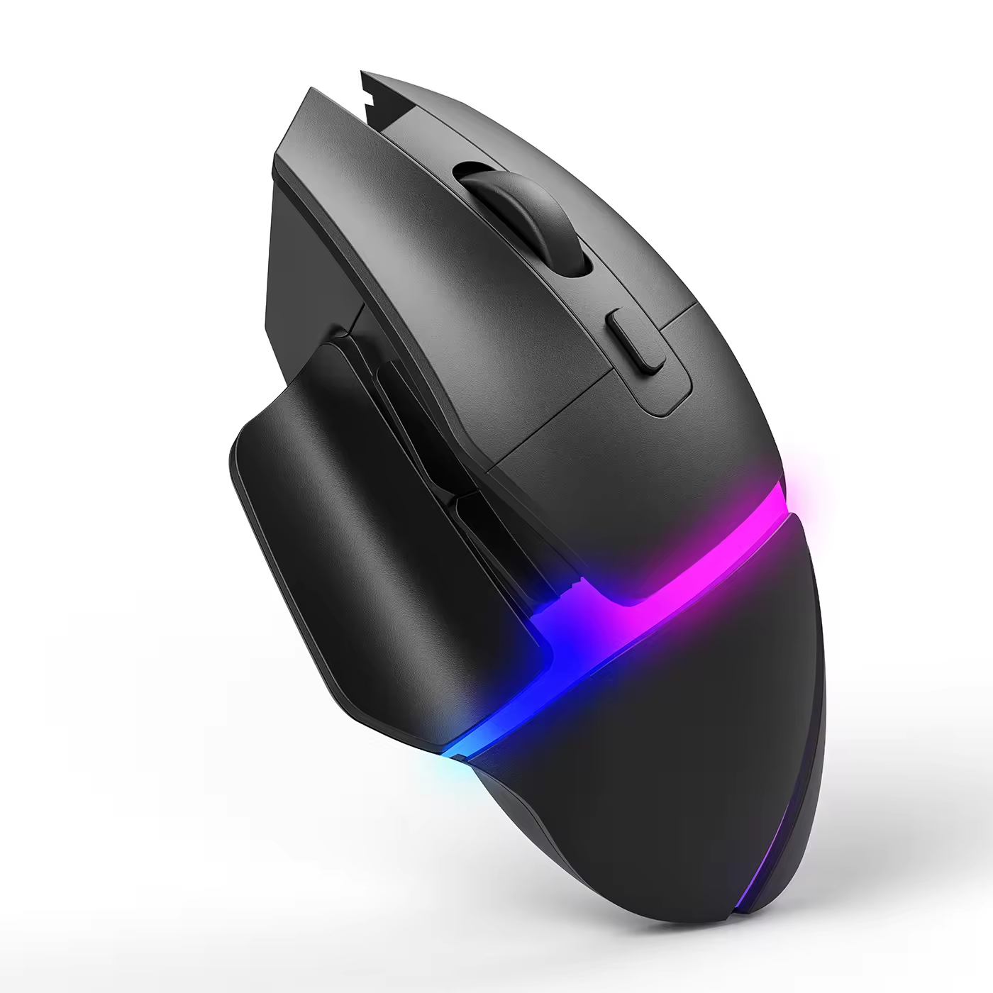 Bluetooth Dual Mode Ergonomic RGB Backlight 7200 DPI Optical Sensor Wireless Gaming Mouse