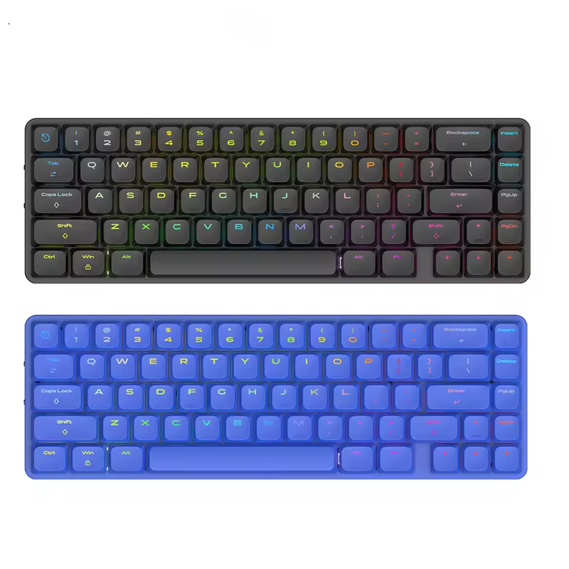 RGB Ultra-Thin 68 Keys 65% Wireless Gaming Keyboards